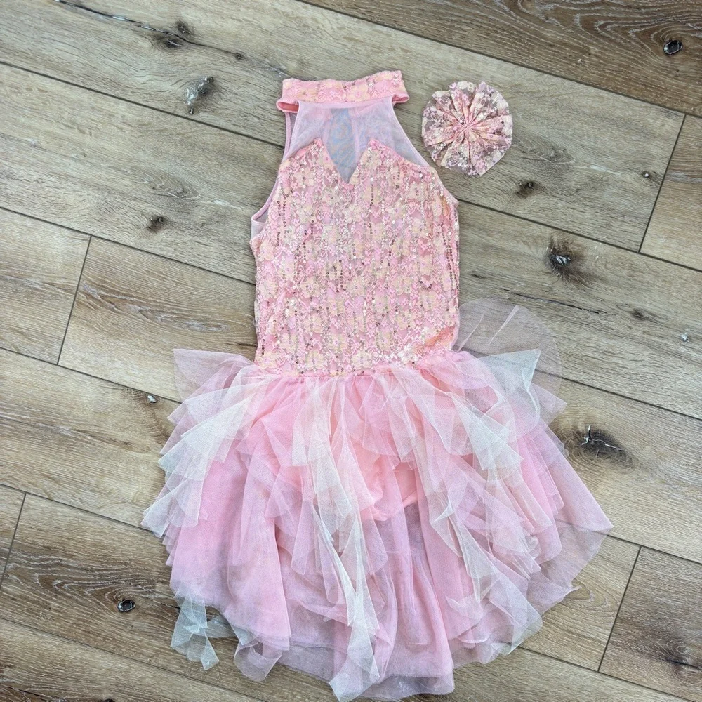 A Wish Come True Dance Ballet Costume Pink Size LC 
